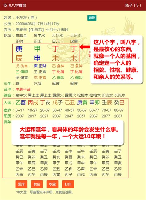 八字算|免費八字算命、排盤及命盤解說，分析一生的命運